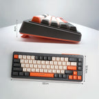 Arizone BK-036 Wireless Keyboard, Dual Mode Bluetooth 5.0 & 2.4GHz, Type-C Rechargeable Backlit Keyboard, Slim Design for Laptop, PC & Tablet – English/Arabic Layout