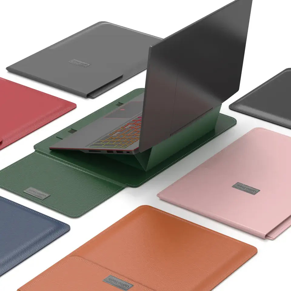 LEATHER LAPTOP STAND BAG