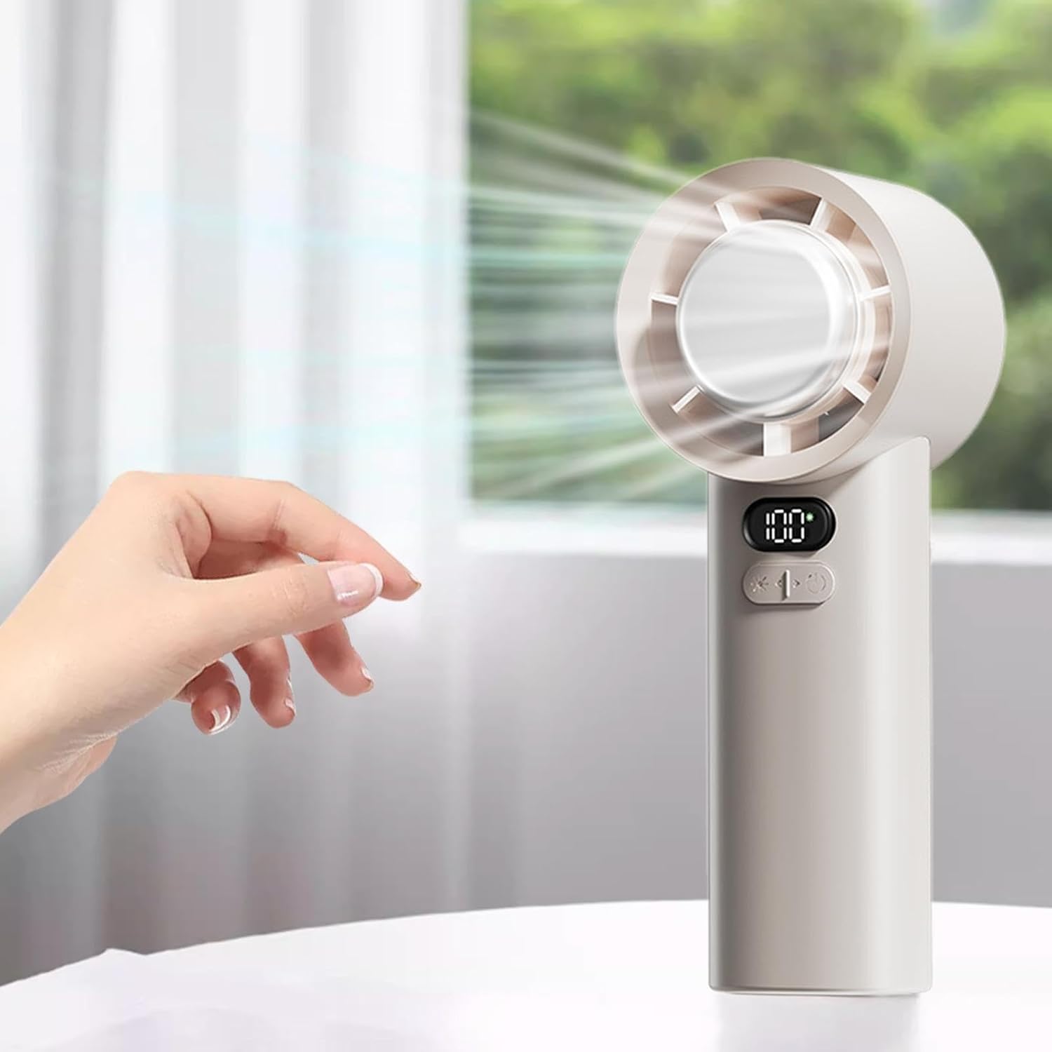 HIGH SPEED USB TURBINE VIOLENT PORTABLE FAN WITH SPEED CONTROL Main image