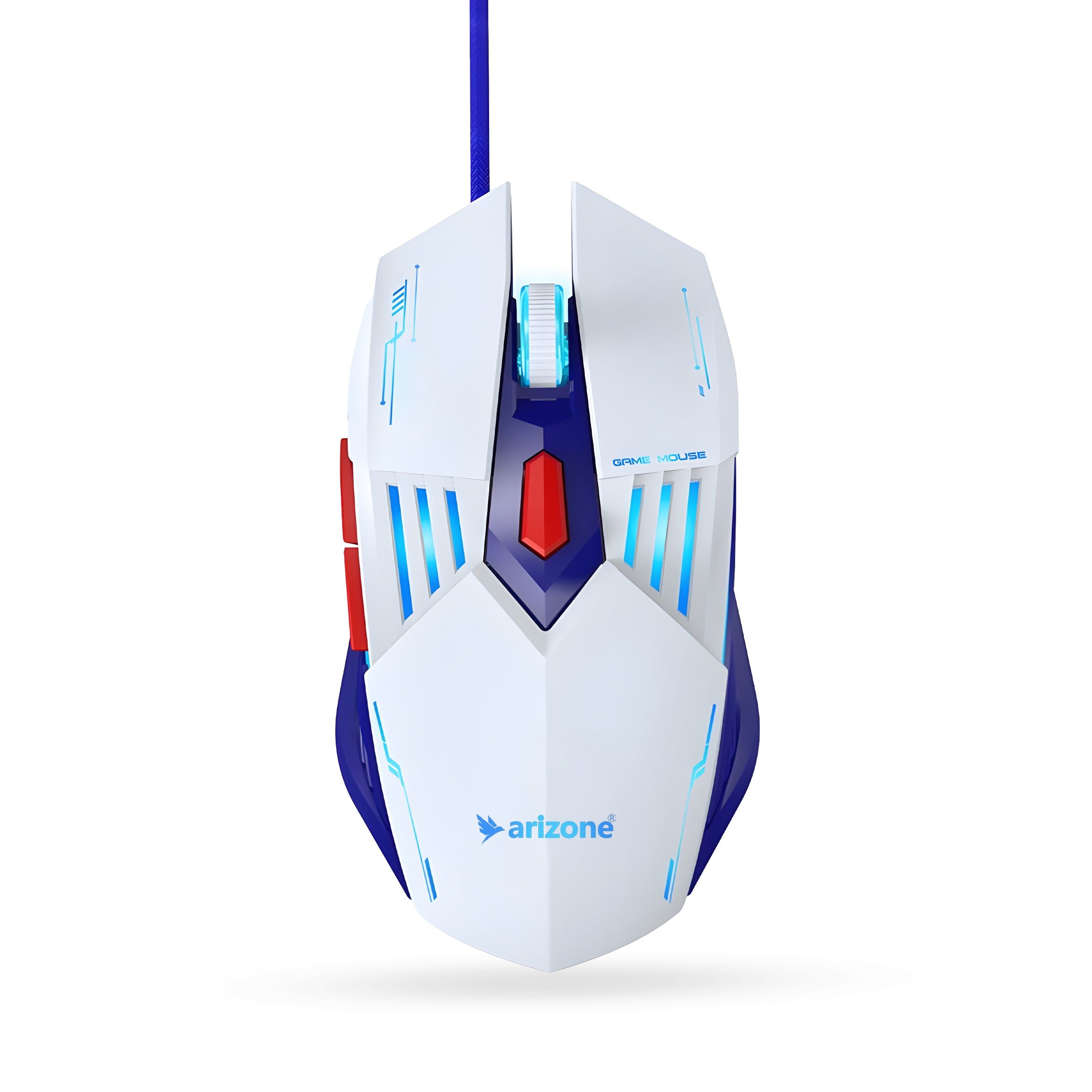 Arizone Wired Mouse with RGB Light, DPI Adjustment, and Forward/Backward Buttons – USB Gaming Mouse for Laptop and PC Main image
