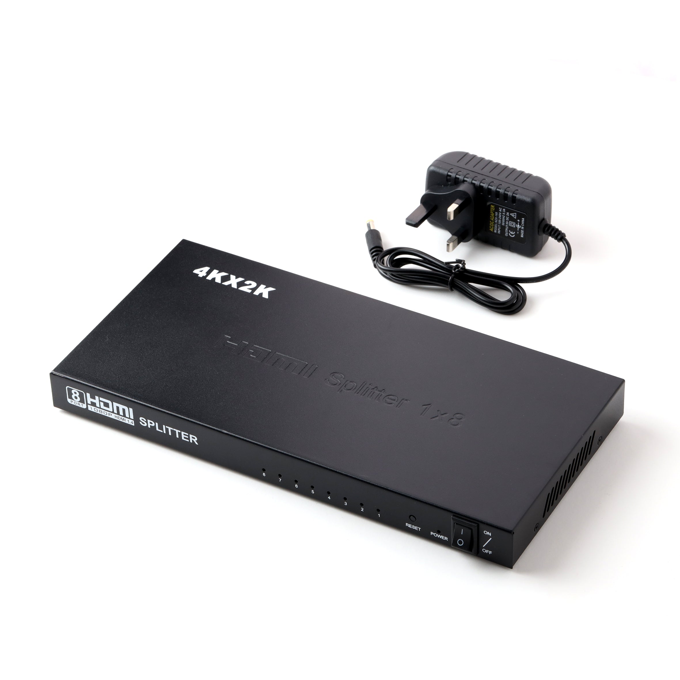 موزع HDMI من ARIZONE 1X8 4K*2K 8 منافذ 1080 1.4