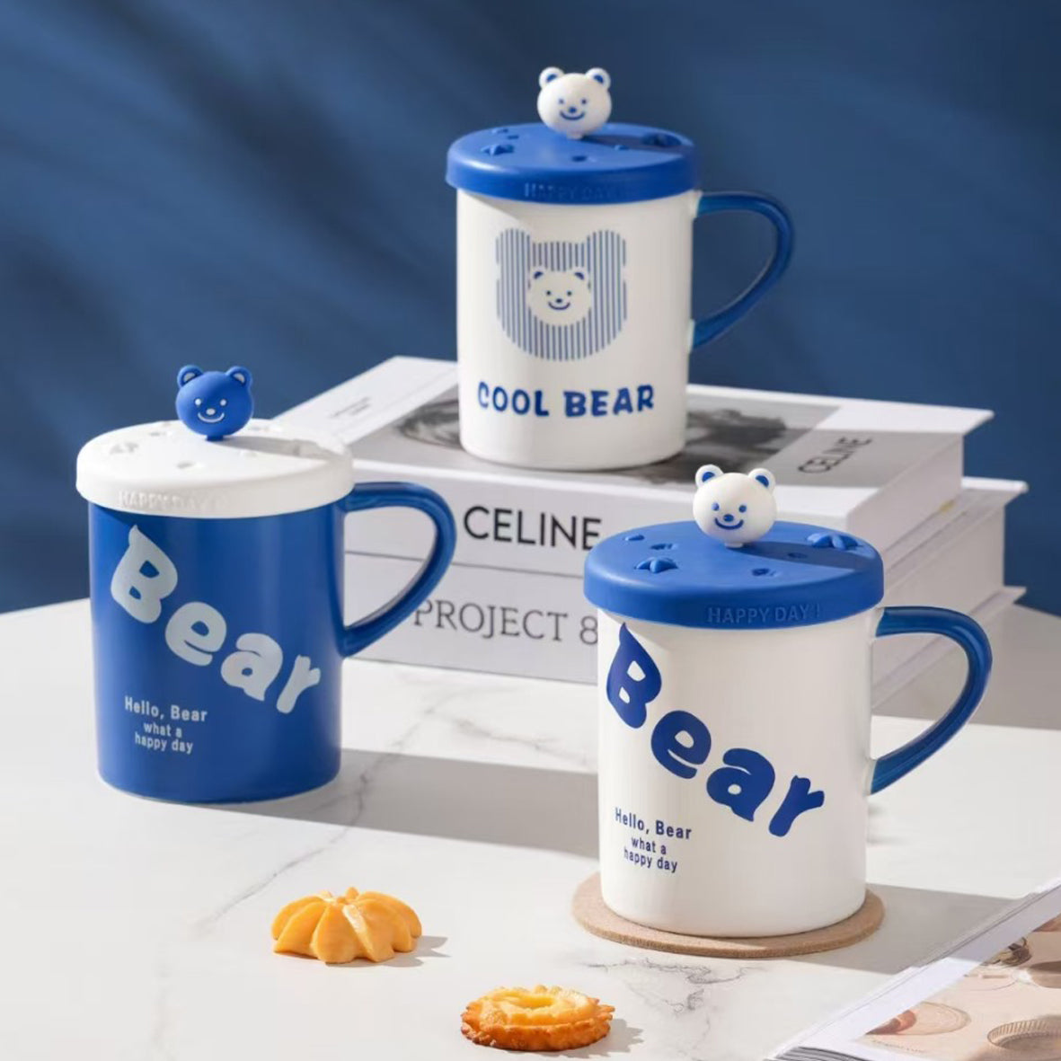 COFFEE MUG WITH HOLDER CAP