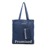 DENIM VERTICAL BAG + SACHET