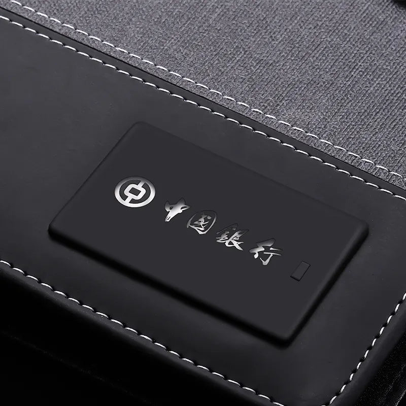 PORTABLE CUSTOM WIRELESS POWER BANK NOTEBOOK USB  FLASH DRIVE AND LED LOGO