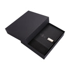 PORTABLE CUSTOM WIRELESS POWER BANK NOTEBOOK USB  FLASH DRIVE AND LED LOGO