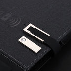 PORTABLE CUSTOM WIRELESS POWER BANK NOTEBOOK USB  FLASH DRIVE AND LED LOGO
