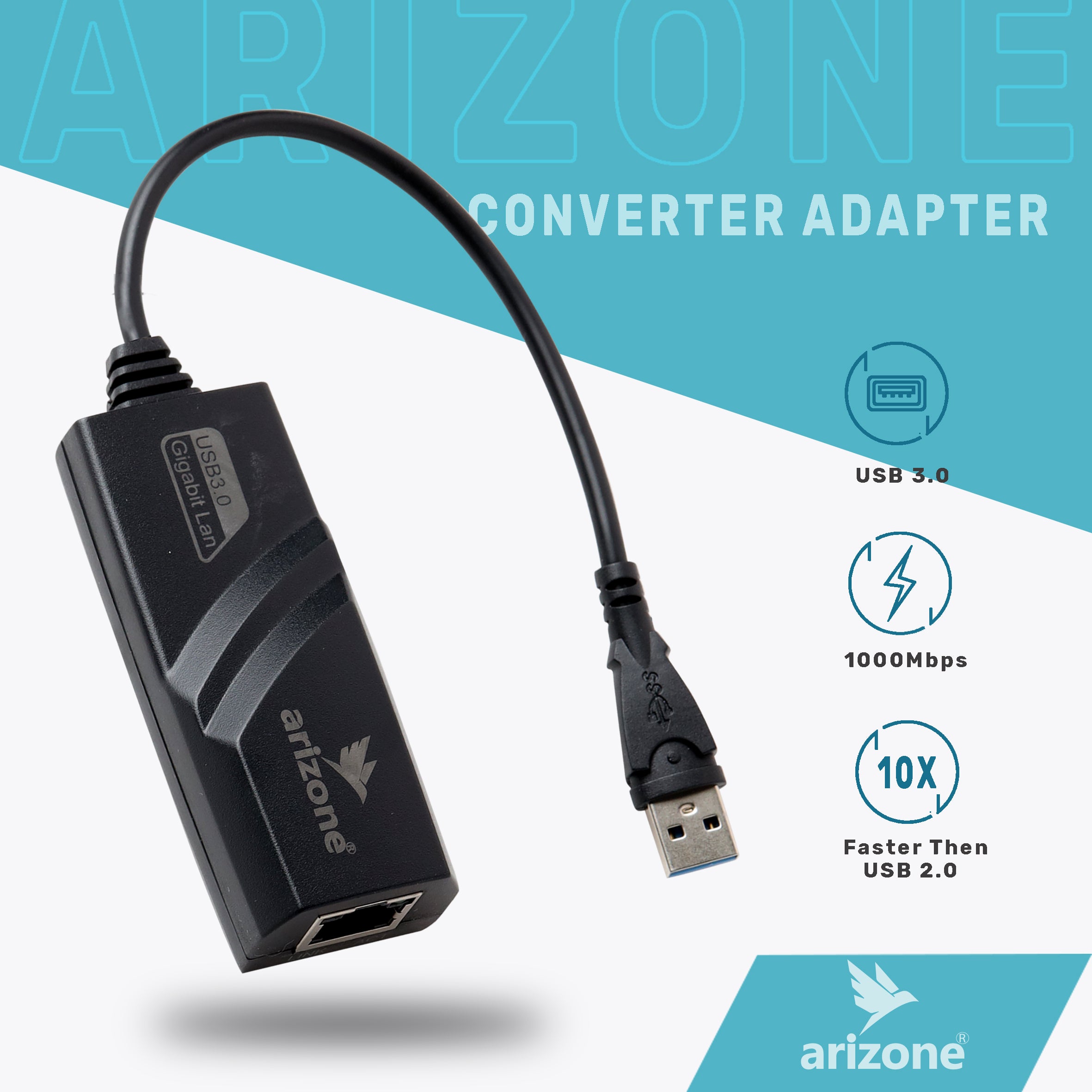 محول أريزون USB3.0 إلى بطاقة شبكة جيجابت
