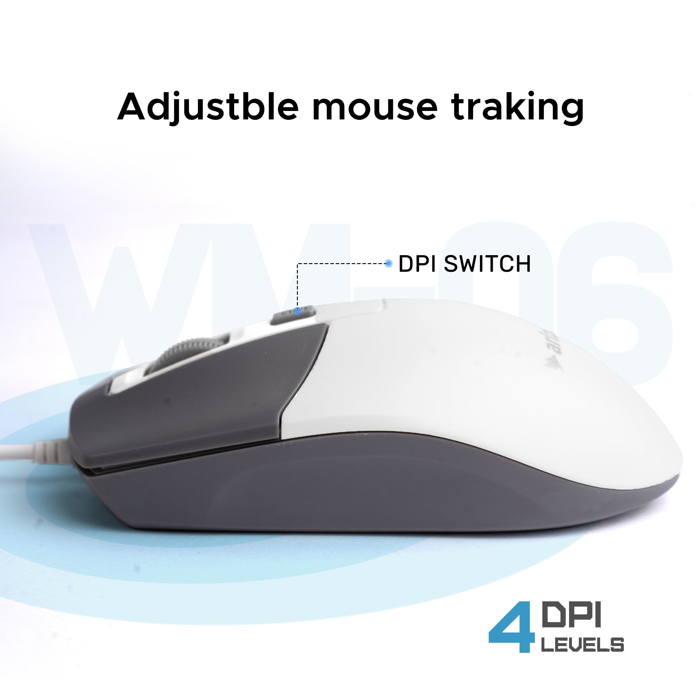 Arizone Wired Mouse with Adjustable DPI Switch – Lightweight and Portable USB Mouse for Laptop and PC Secondary image