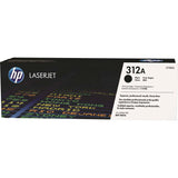 HP 312A Black Original LaserJet Toner Cartridge (CF380A)