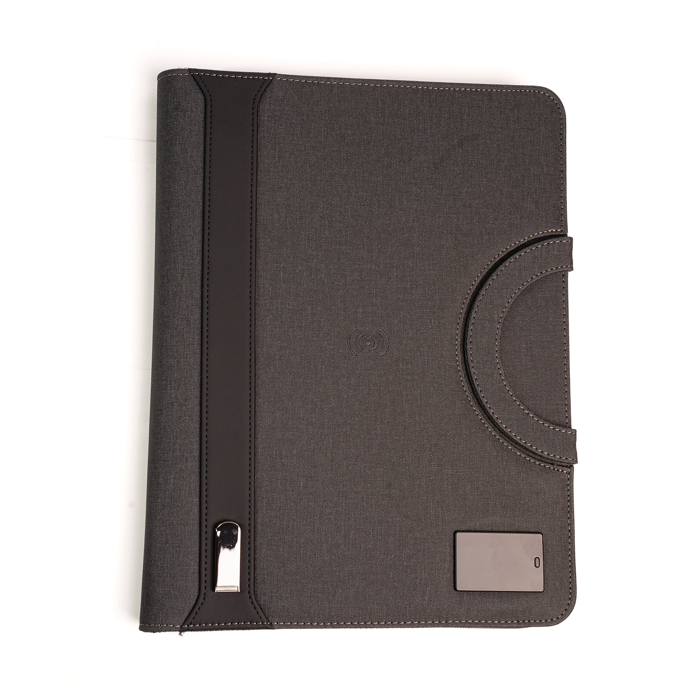 CUSTOMIZED A6 NOTEBOOK WITH CELL PHONE POWERBANKS