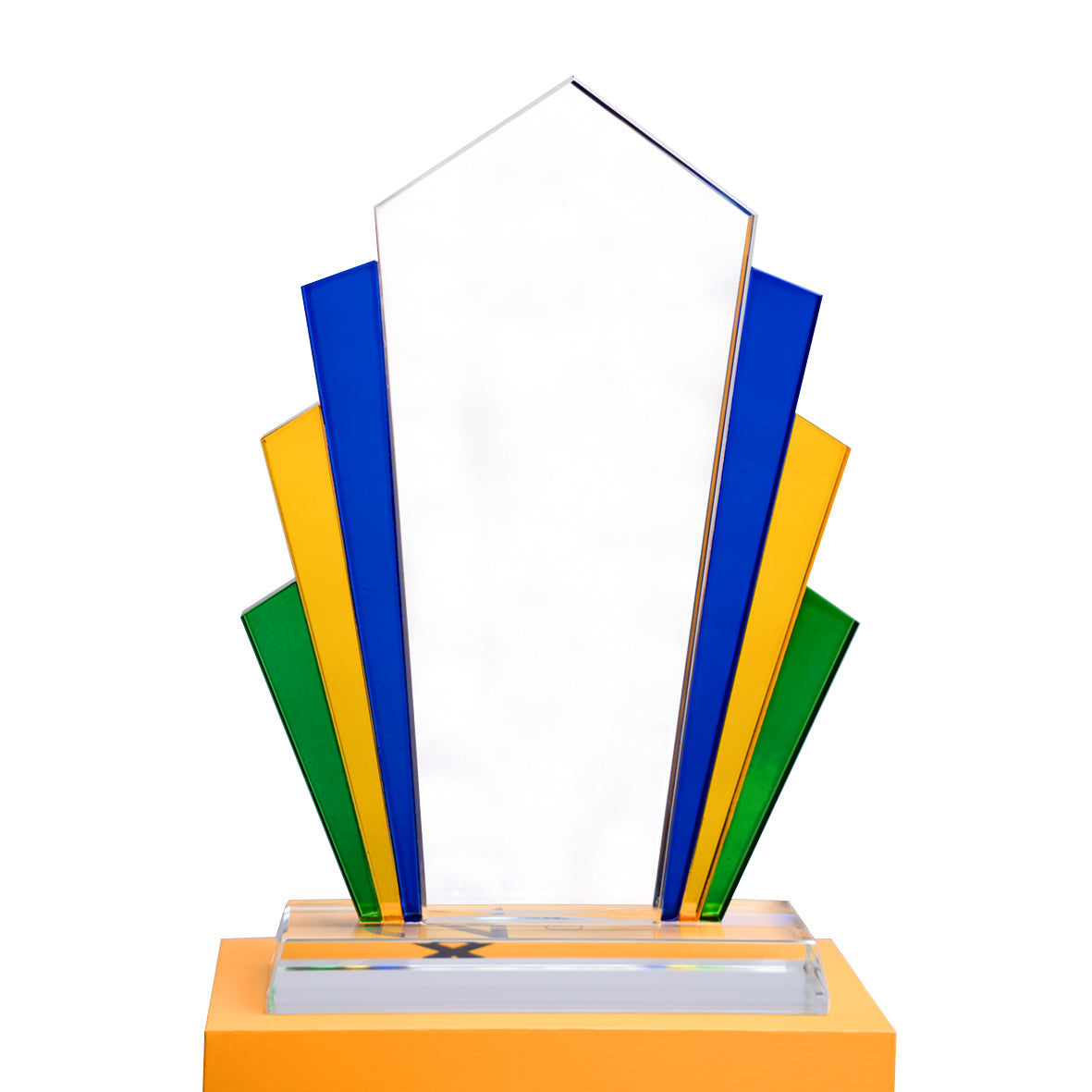 Color Blank Crystal Trophy
