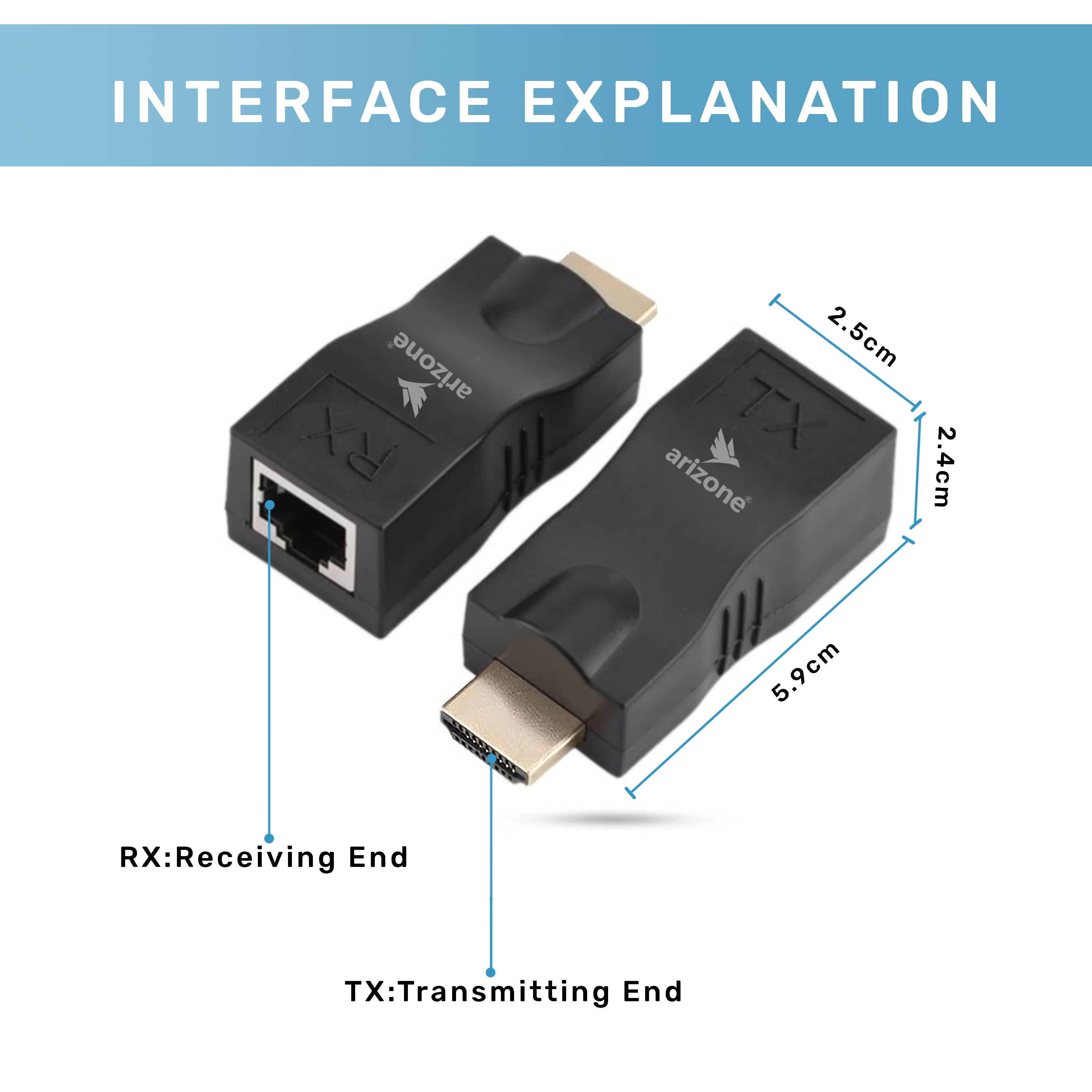 ARIZONE EXTENDER HDMI 30M