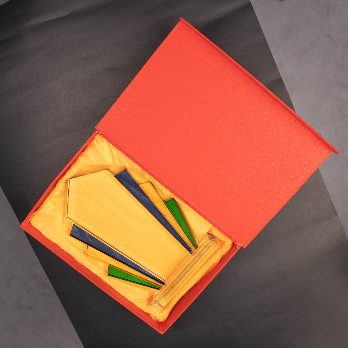 Color Blank Crystal Trophy