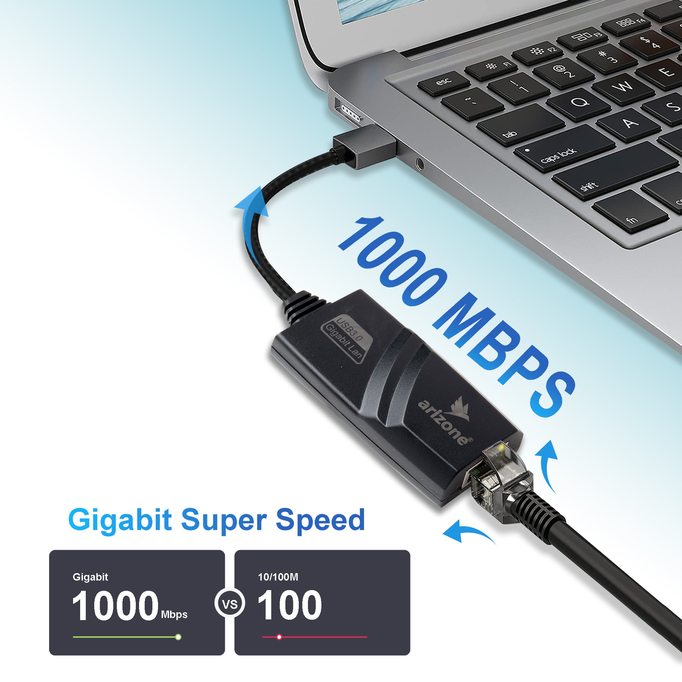 محول أريزون USB3.0 إلى بطاقة شبكة جيجابت