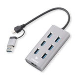 Arizone® USB HUB T-3628 (7 PORT HUB) 1*USB 3.0/6*USB 2.0