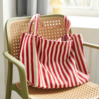 STRIPPED TOTE BAG - 4 COLORS