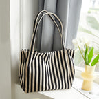 STRIPPED TOTE BAG - 4 COLORS