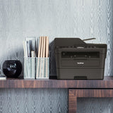 Brother Wireless All in One Monochrome Laser Printer, DCP-L2550DW, Automatic 2-sided features, Mobile & Cloud Printing and Scanning, Network Connectivity, High Yield Ink Toner