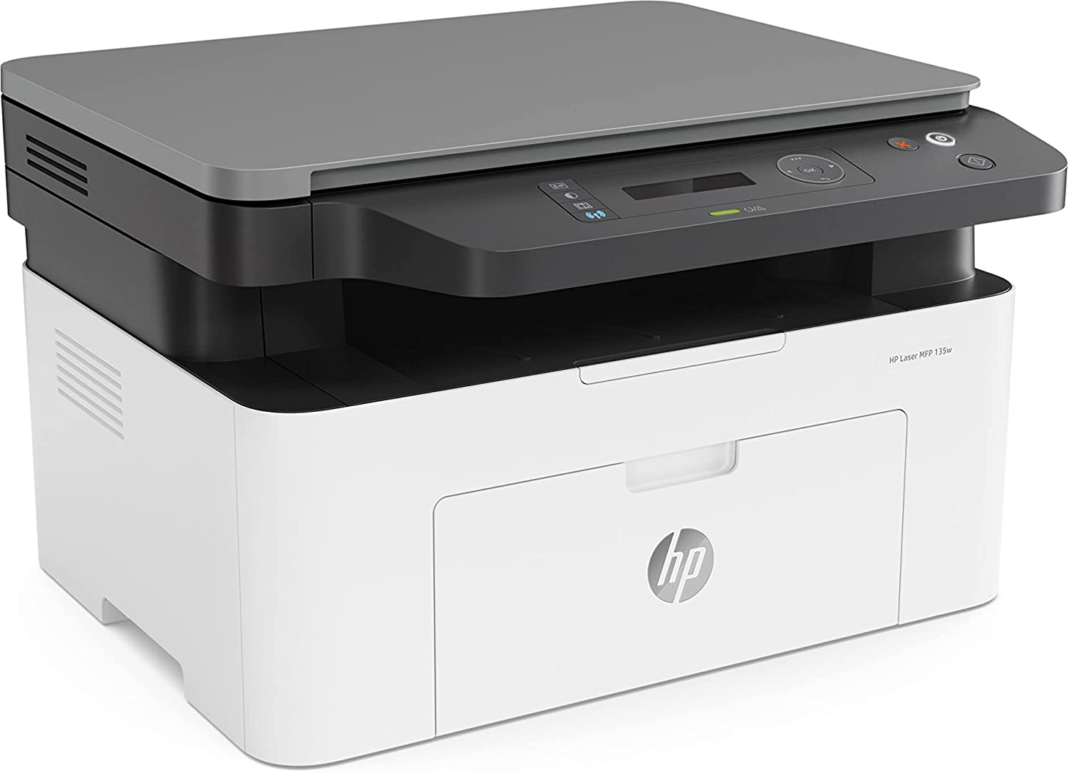 HP Laser MFP 135w - Print, copy, scan - Up to 20 Page Per Minute - White [4ZB83A]