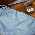 DENIM DRAWSRING POCKETS