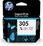 HP 305 Colour Original Printer Cartridge for HP DeskJet, HP DeskJet Plus, HP ENVY, HP ENVY Pro