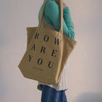 LETTER ANGLED ZIPPER BAG