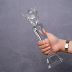 Crystal trophy - sports shooting designs