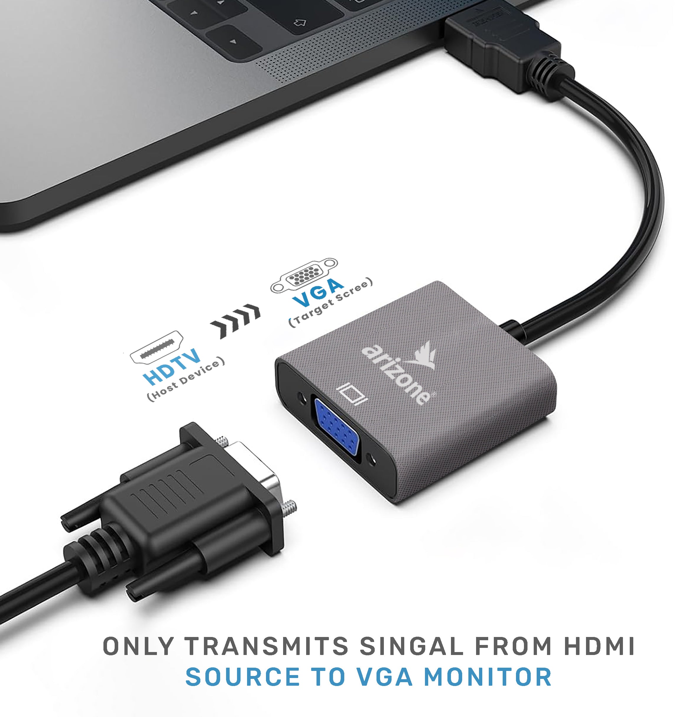 محول أريزونا من HDTV إلى VGA