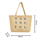 LETTER ANGLED ZIPPER BAG