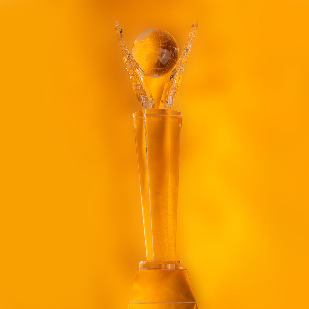 Crystal trophy - sports shooting designs