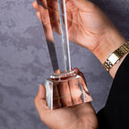 Crystal trophy - sports shooting designs