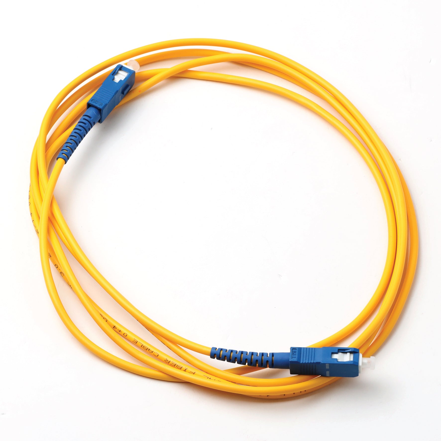 ARIZONE CABLE PATCH CORD OPTICAL SC/SC UPC 2M YLW SC to SC 1 Pcs Fiber Optic Cable Jumper Optical Patch Cord Simplex Single-Mode 9/125 SC-SC