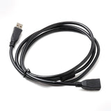 ARIZONE CABLE EXTENSION USB 1.5M BLK Male A to Female A Extension Cable for Laptop/PC/Printer/Scanner/Display
