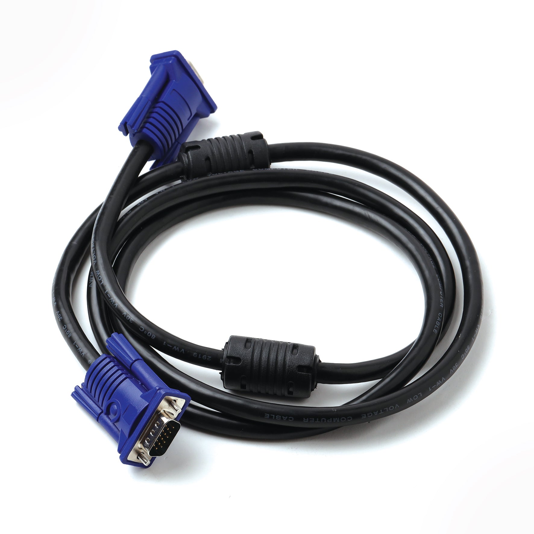 ARIZONE VGA Cable 1.5M 3+6 BLK Computer PC Laptop to Monitor Screen Projector with VGA Plug Port