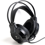 Arizone 7.1 RGB Gaming Headset with Dual Input- USB and 3.5mm Jack, Detachable Microphone, 90° Rotatable Earcups (Black)