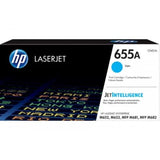 HP 655A Cyan Original LaserJet Toner Cartridge (CF451A)