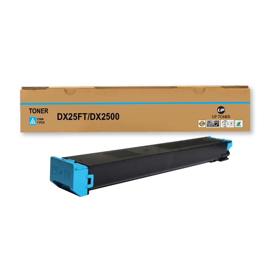 UP Compatible Toner Cartridge for DX25FT/DX2500 - Cyan Main image