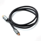 كابل Arizone HDMI 4K 19+1 1.5M BOX BLK 4K 1.5M عالي السرعة 18Gbps 4K@60Hz Ultra HDR 3D 4K HDMI إلى HDMI كابل فيديو مضفر متوافق مع MacBook Pro Playstation PS5/4 Switch TV Xbox Projector Laptop PC