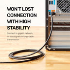 ARIZONE CABLE LAN UTP CAT6 5M BLK CAT6 Flat UTP Ethernet cable Network Cable RJ45 Patch LAN Cable