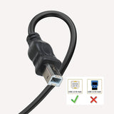 UP CABLE PRINTER USB 1.5M BLK