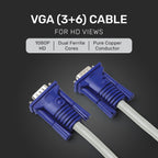 UP CABLE VGA 1.5M WHITE