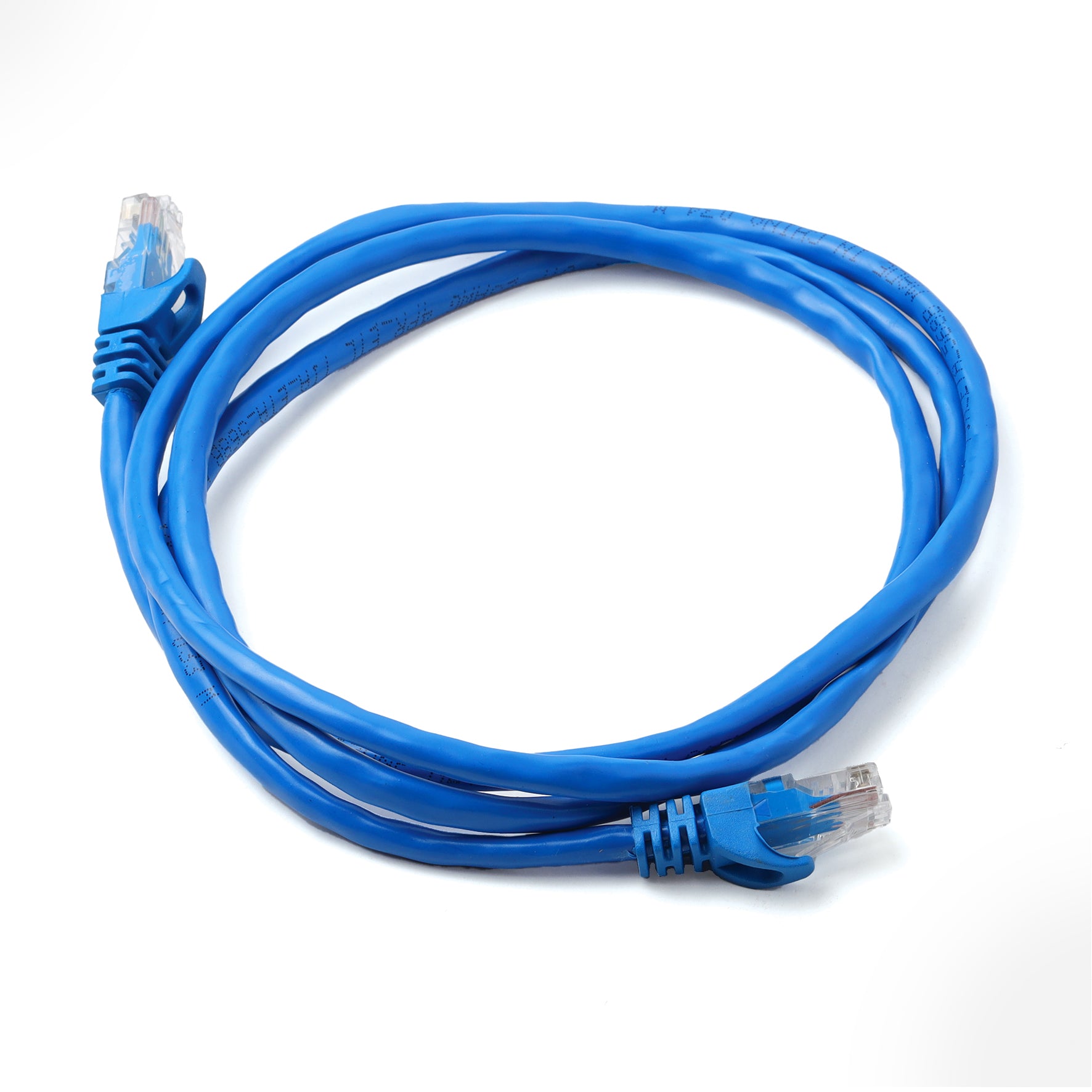 UP CAT6 BLUE CABLE LAN 3 AWG Communication Networking -(UTP) Cat 6 Self Roll-up Reels HIGH-SPEED cable Main image