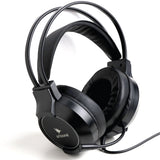 Arizone  7.1 RGB Gaming Headset with Dual Input- USB and 3.5mm Jack, Detachable Microphone, 90° Rotatable Earcups (Black)