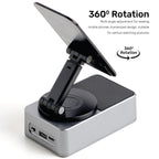 Arizone® Foldable Cell Phone Stand for Desk, Portable Mobile Phone Holder