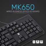 UP Wired Desktop MK-650 keyboard US+AR