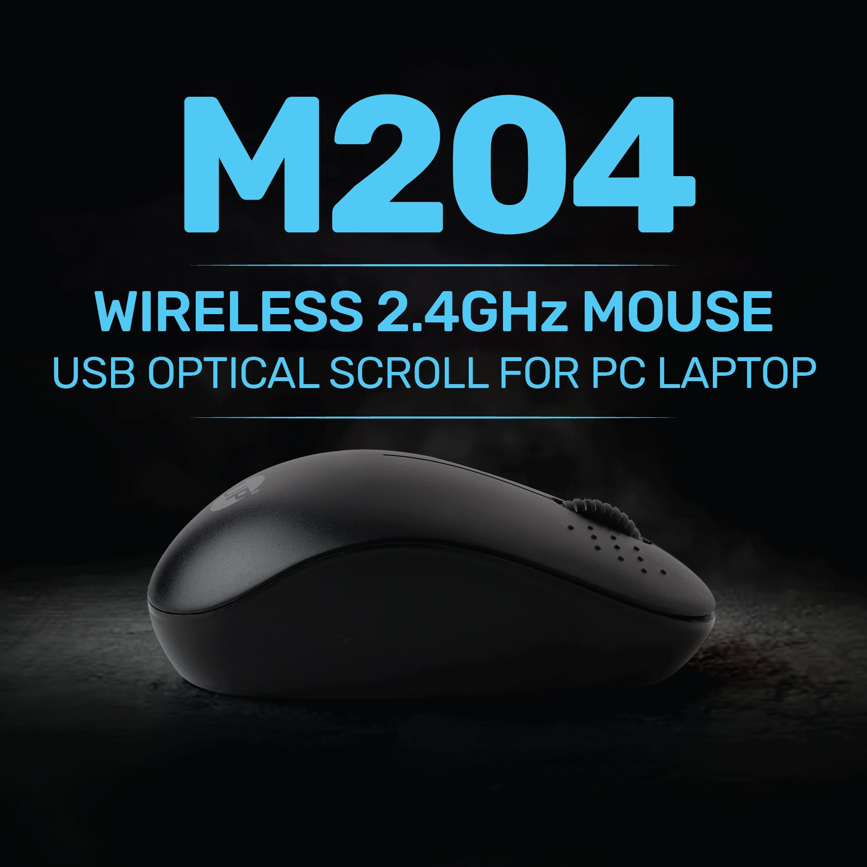 UP M204 Wireless 2.4 GHZ Mouse USB Optical Scroll for PC Laptop Rechargeable Mouse