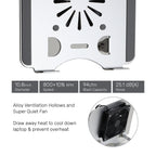 Arizone® Laptop Cooling Pad NB68 v3.1, Laptop Cooler with 1 Quiet Fans for 15.6-17 Inch Gaming Fan Stable Stand, 7 Height Adjust,