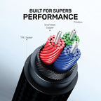 ARIZONE CABLE AUDIO 1*1 1.5M BLK Gold Plated Design Audio Adapter Audio Lead, Car Auxiliary Audio cable Cord Stereo Jack Cable ( 1.5 Meter)