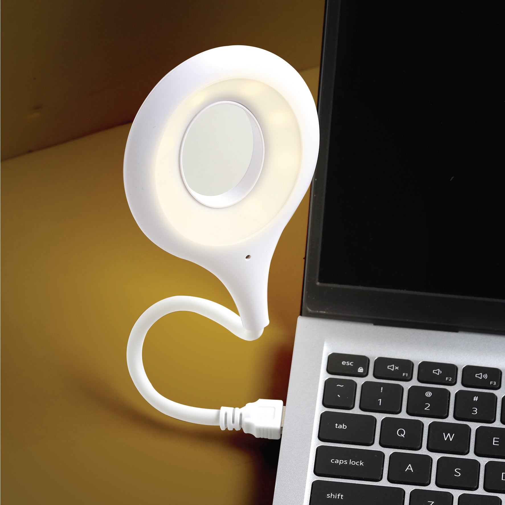 Arizone® USB Voice Control Night Light، مصباح LED ذكي للتحكم الصوتي، الحمام، الممر، الحضانة، المطبخ، السيارة، خيمة التخييم، يعمل | لا يحتاج إلى تطبيق | قم بالتوصيل والاستخدام.