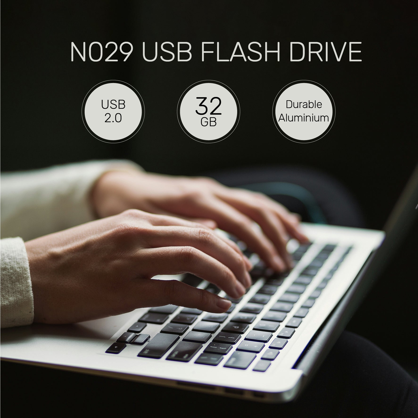 محرك أقراص فلاش Arizone® Pen Drive بسعة 32 جيجابايت N029، محرك أقراص فلاش مشفر بسعة 32 جيجابايت، محرك أقراص فلاش عالي السرعة وآمن للغاية وخاص